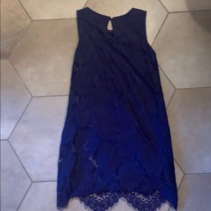 Flapper Style navy formal dress